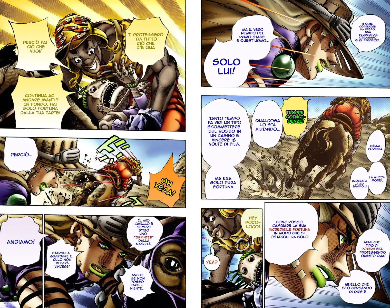 JoJo's Bizarre Adventure Part 7 - Steel Ball Run (Official Colored) Capitolo 10 page 8