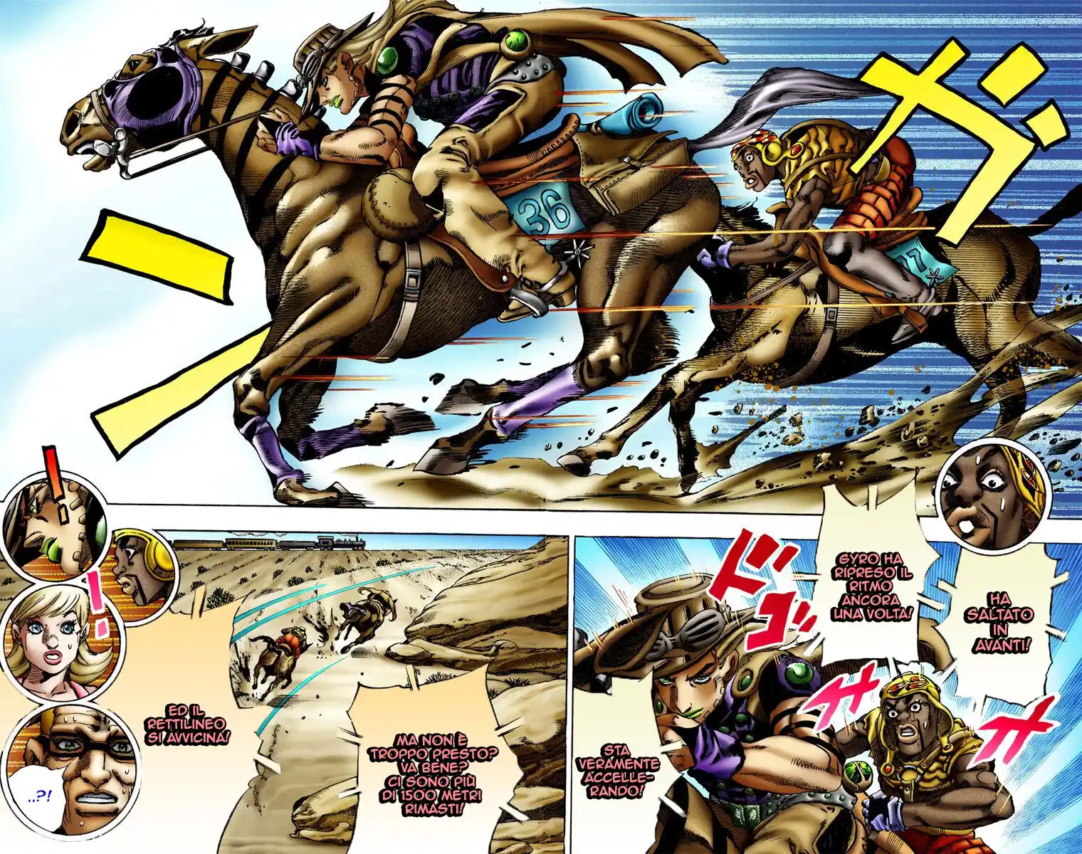 JoJo's Bizarre Adventure Part 7 - Steel Ball Run (Official Colored) Capitolo 10 page 9