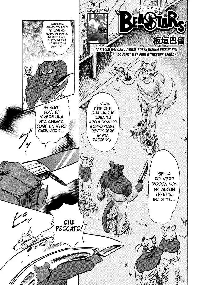 Beastars Capitolo 114 page 1