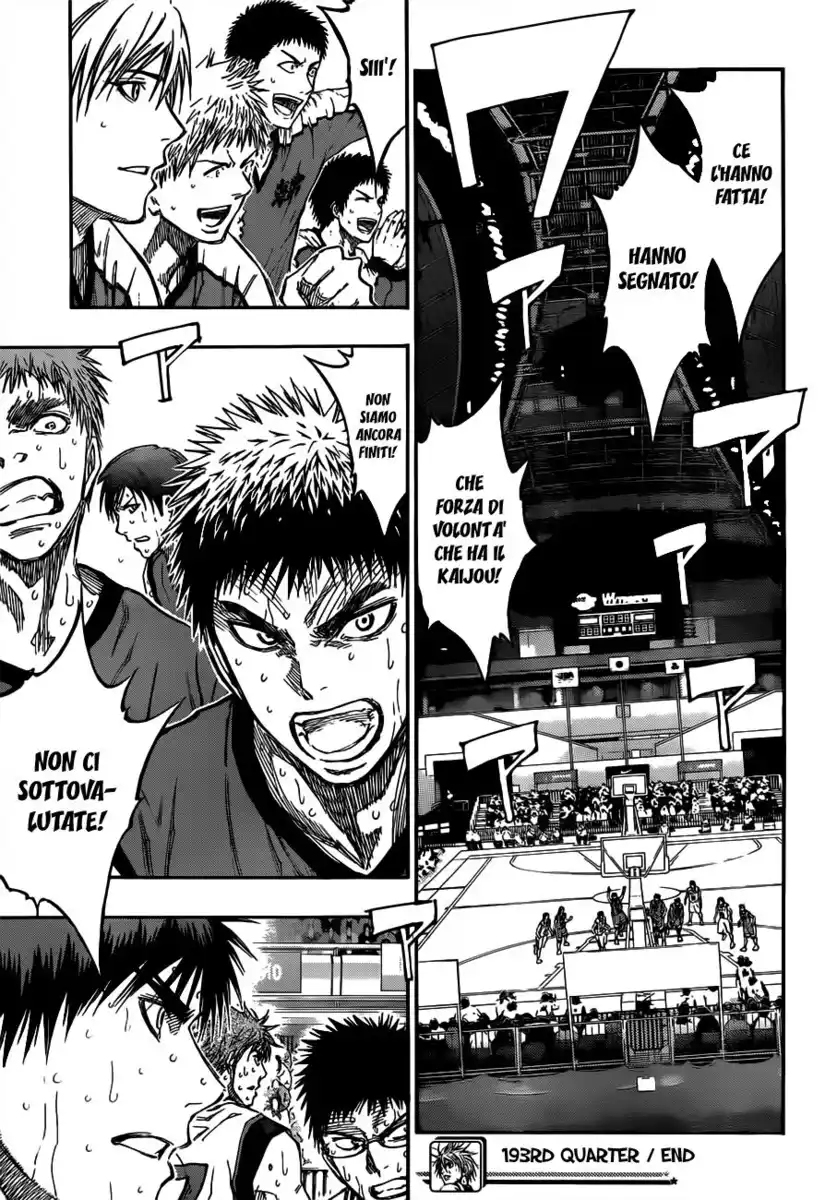 Kuroko no Basket Capitolo 193 page 20