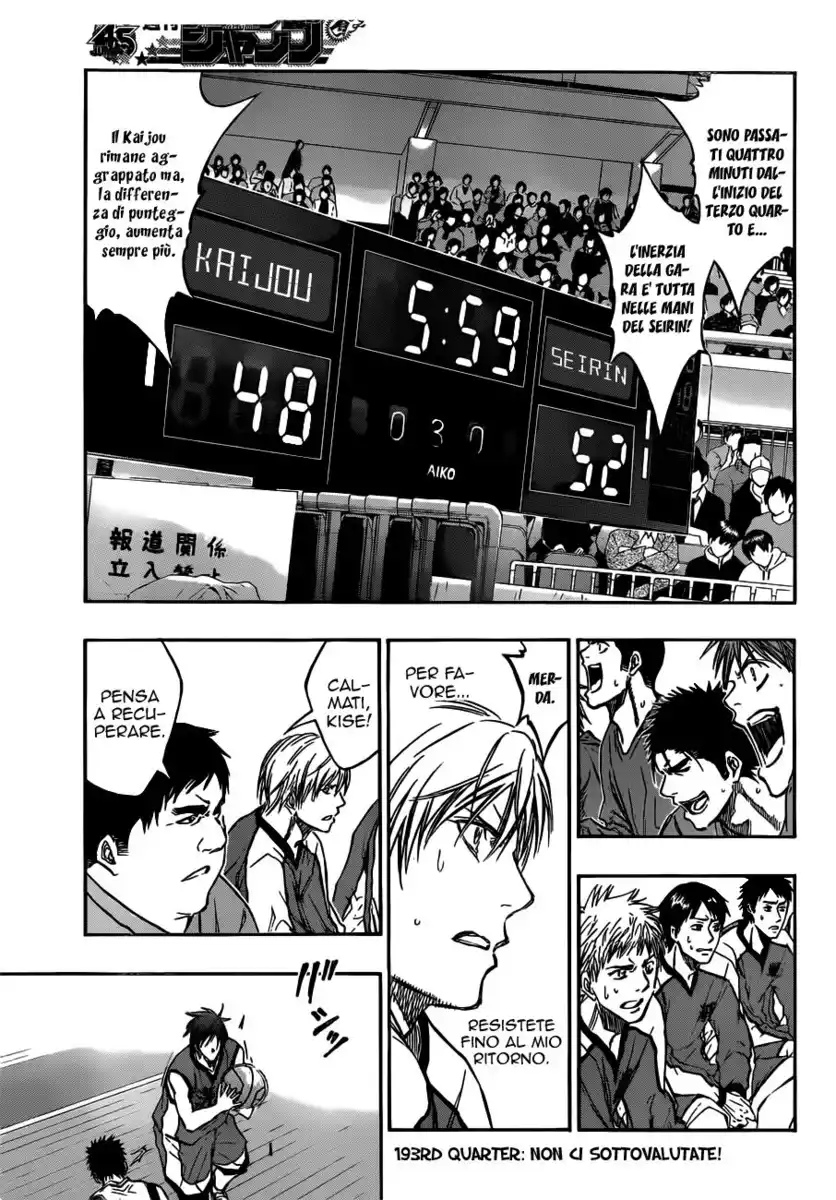 Kuroko no Basket Capitolo 193 page 4