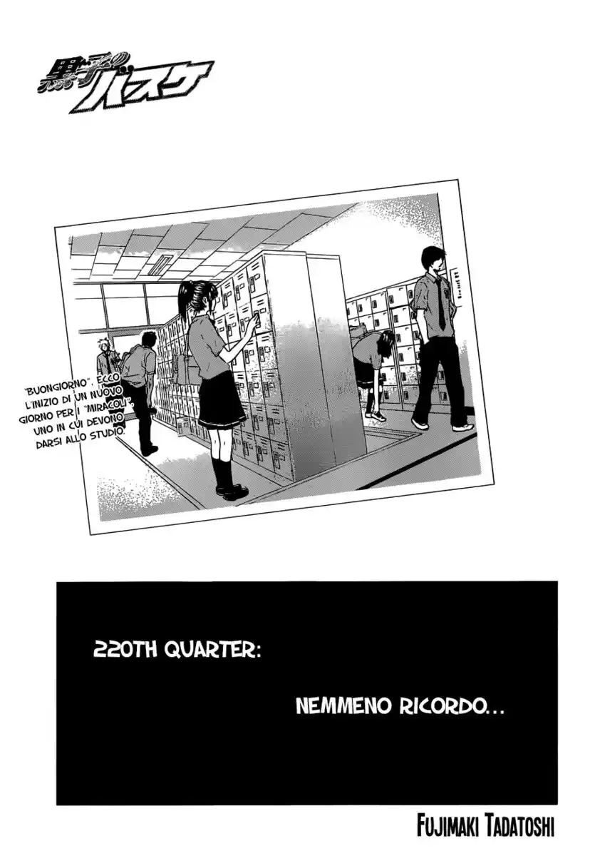 Kuroko no Basket Capitolo 220 page 2