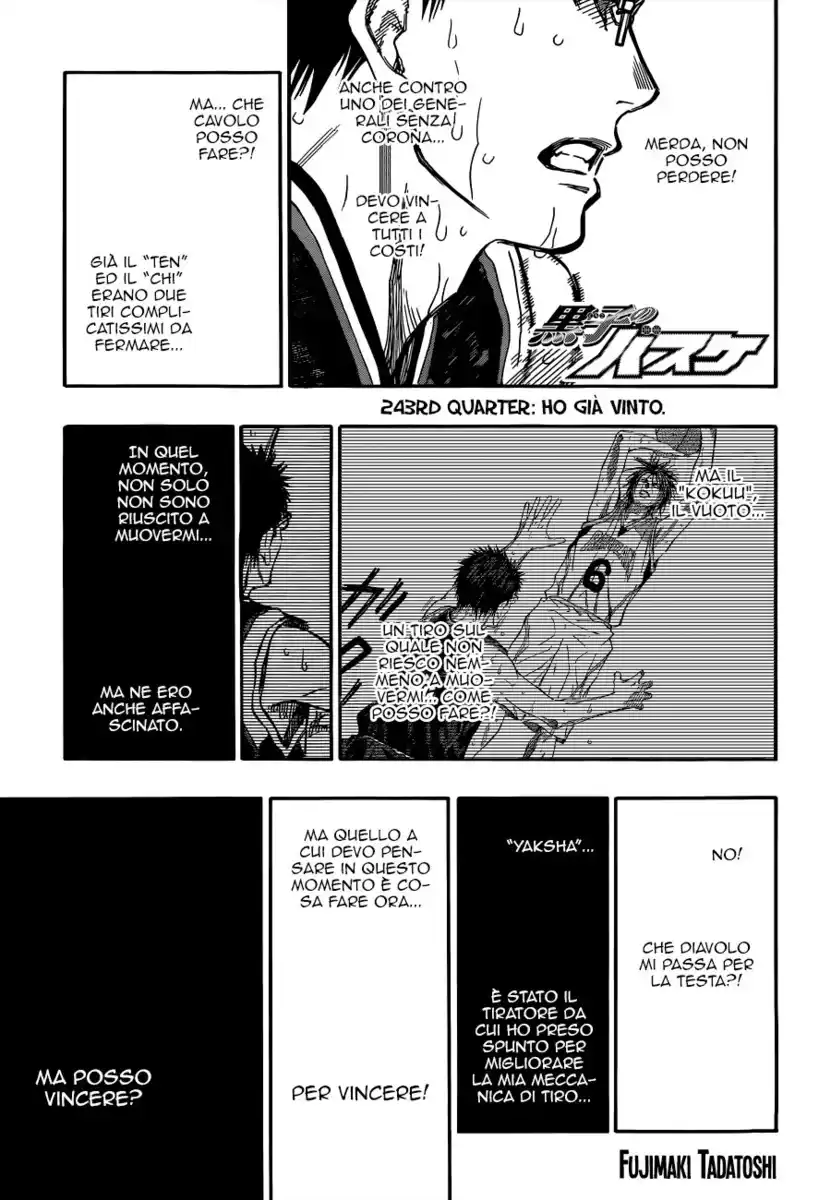 Kuroko no Basket Capitolo 243 page 2