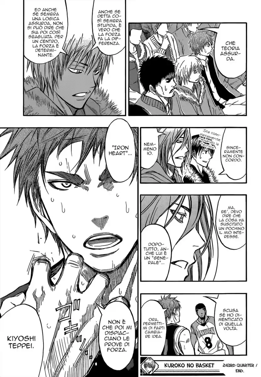 Kuroko no Basket Capitolo 243 page 20