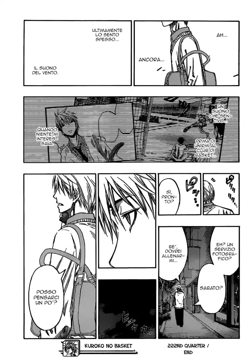 Kuroko no Basket Capitolo 222 page 20