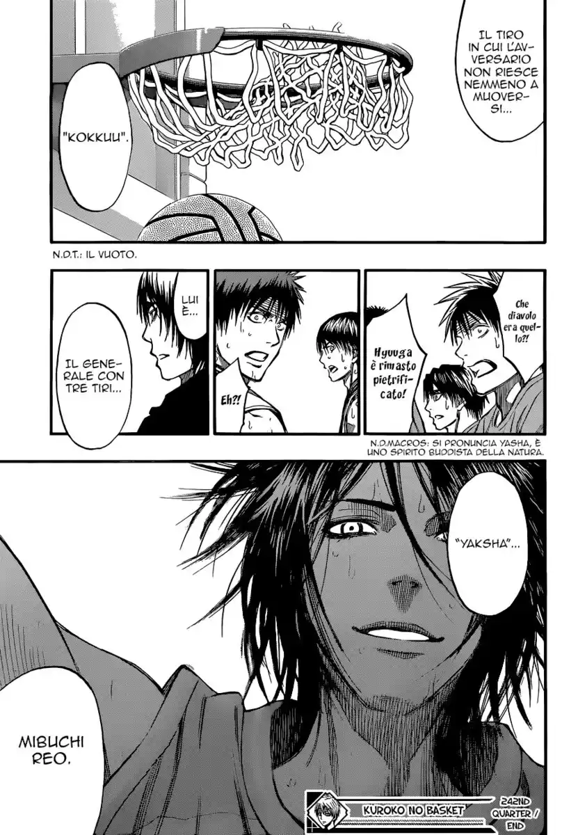 Kuroko no Basket Capitolo 242 page 20