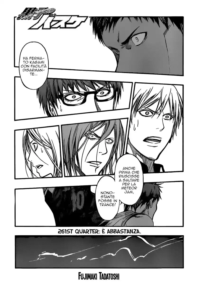 Kuroko no Basket Capitolo 261 page 2