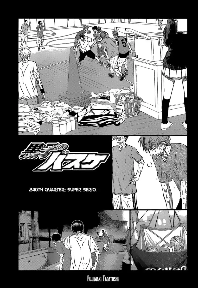 Kuroko no Basket Capitolo 240 page 4