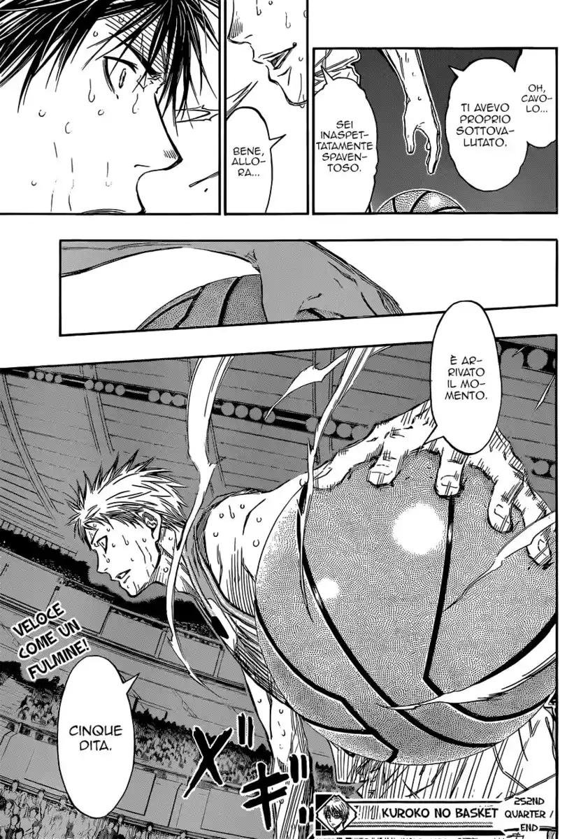 Kuroko no Basket Capitolo 252 page 19