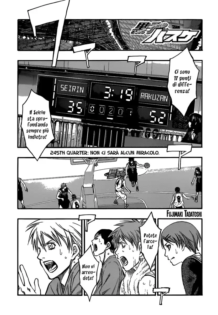 Kuroko no Basket Capitolo 245 page 2