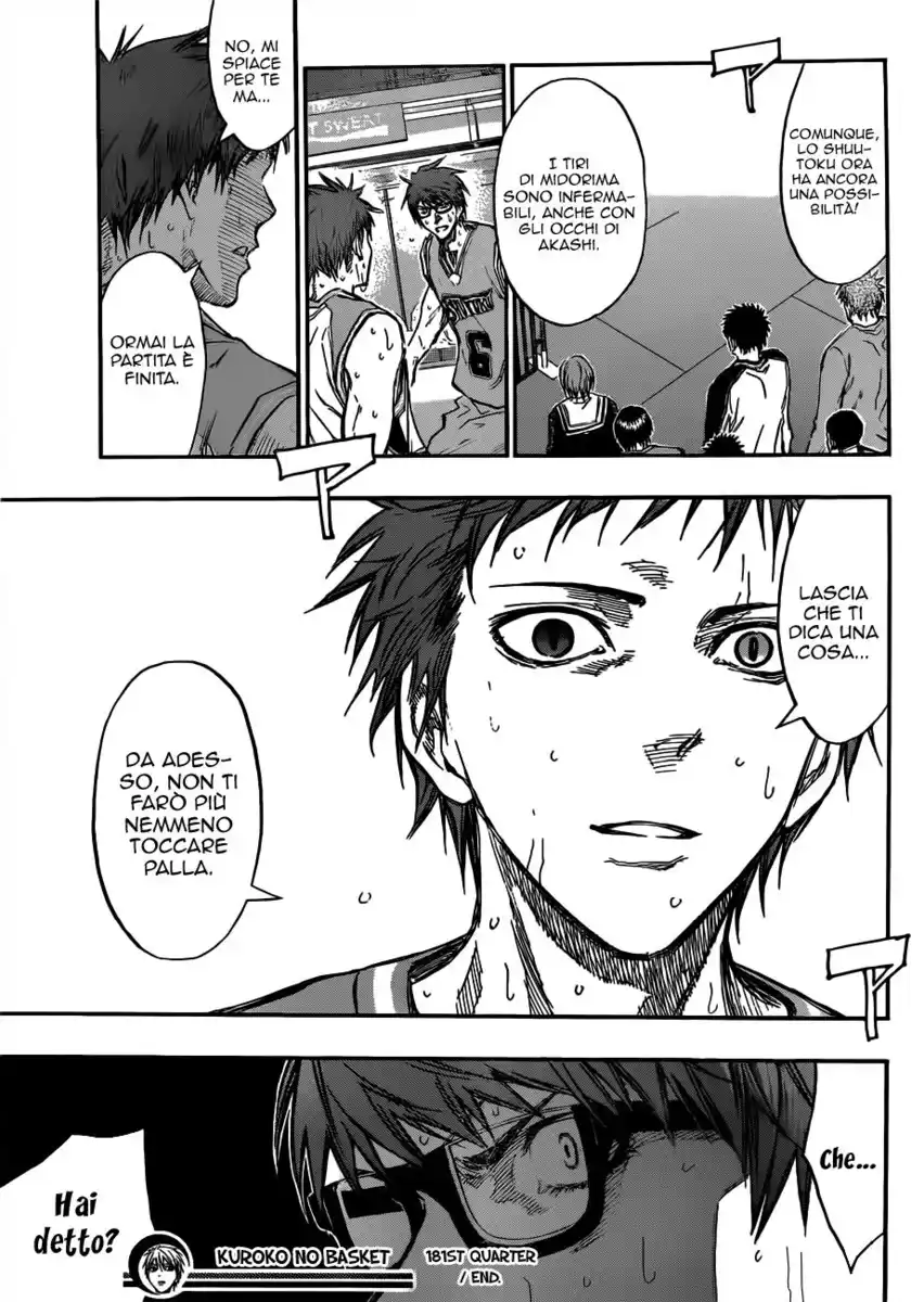 Kuroko no Basket Capitolo 181 page 26