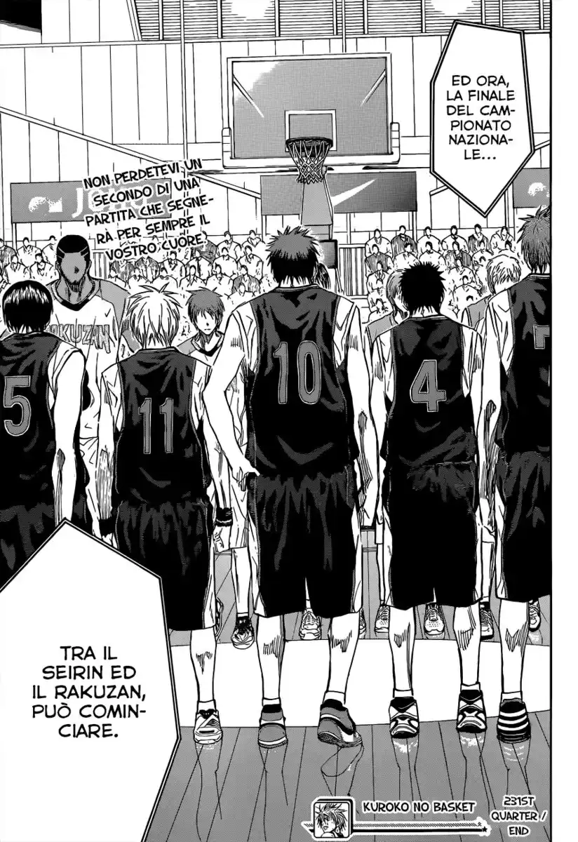 Kuroko no Basket Capitolo 231 page 22