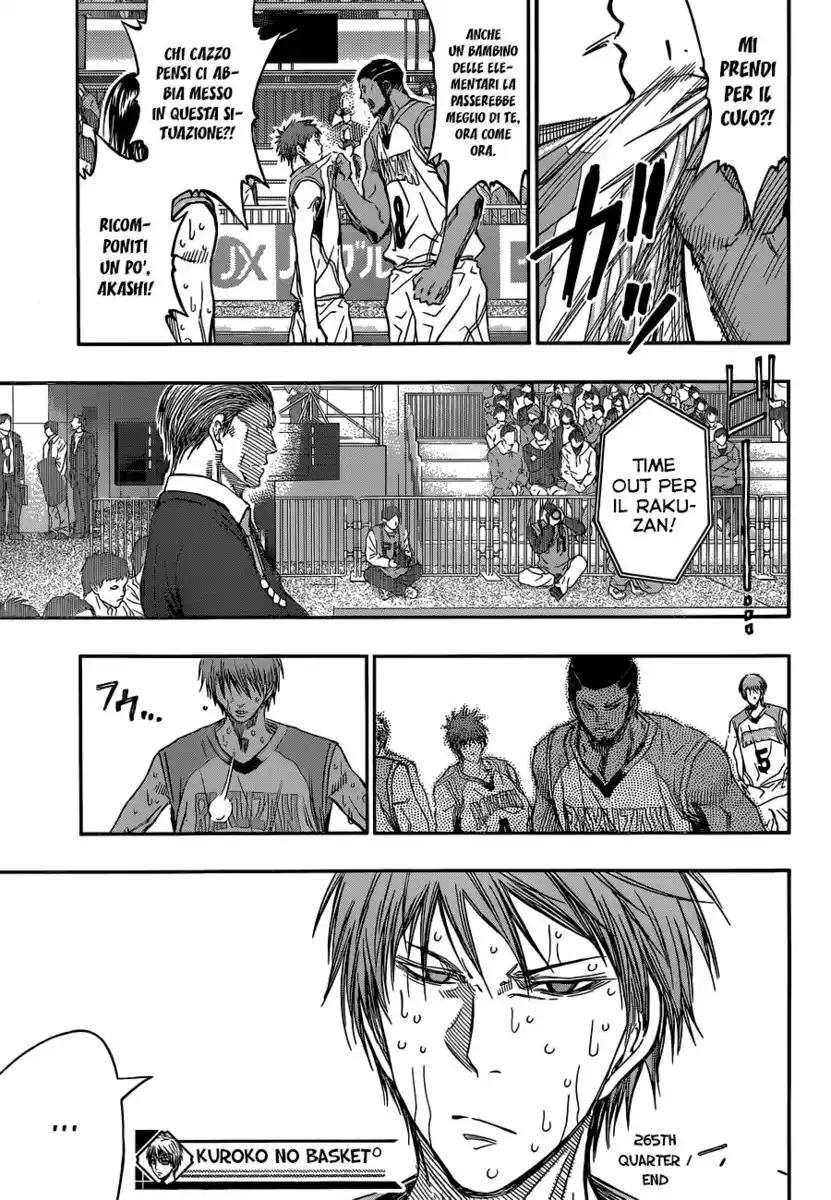 Kuroko no Basket Capitolo 265 page 18