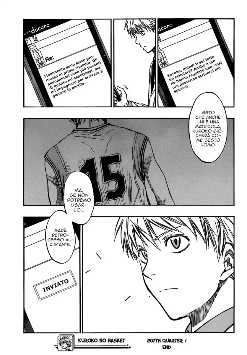 Kuroko no Basket Capitolo 207 page 19