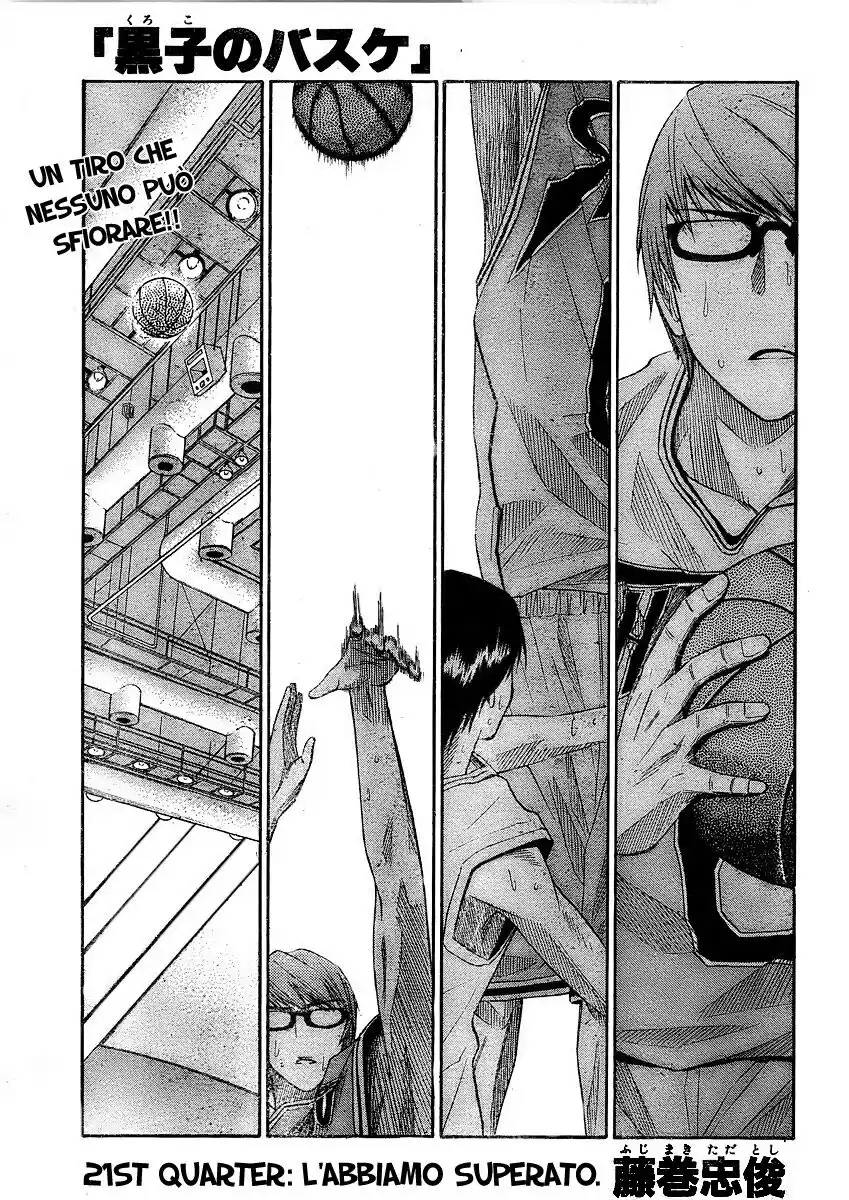 Kuroko no Basket Capitolo 21 page 3