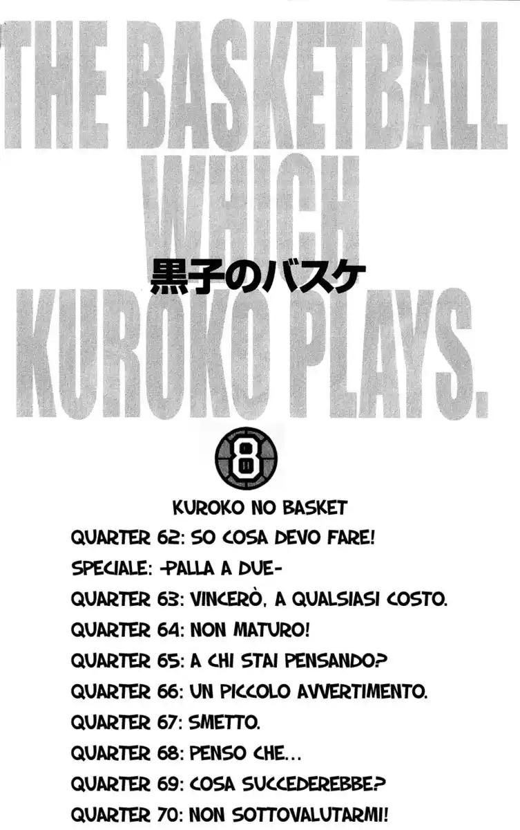 Kuroko no Basket Capitolo 62 page 6