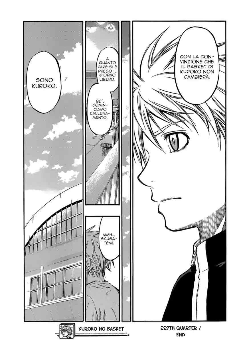 Kuroko no Basket Capitolo 227 page 20