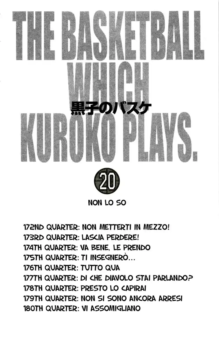 Kuroko no Basket Capitolo 172 page 8