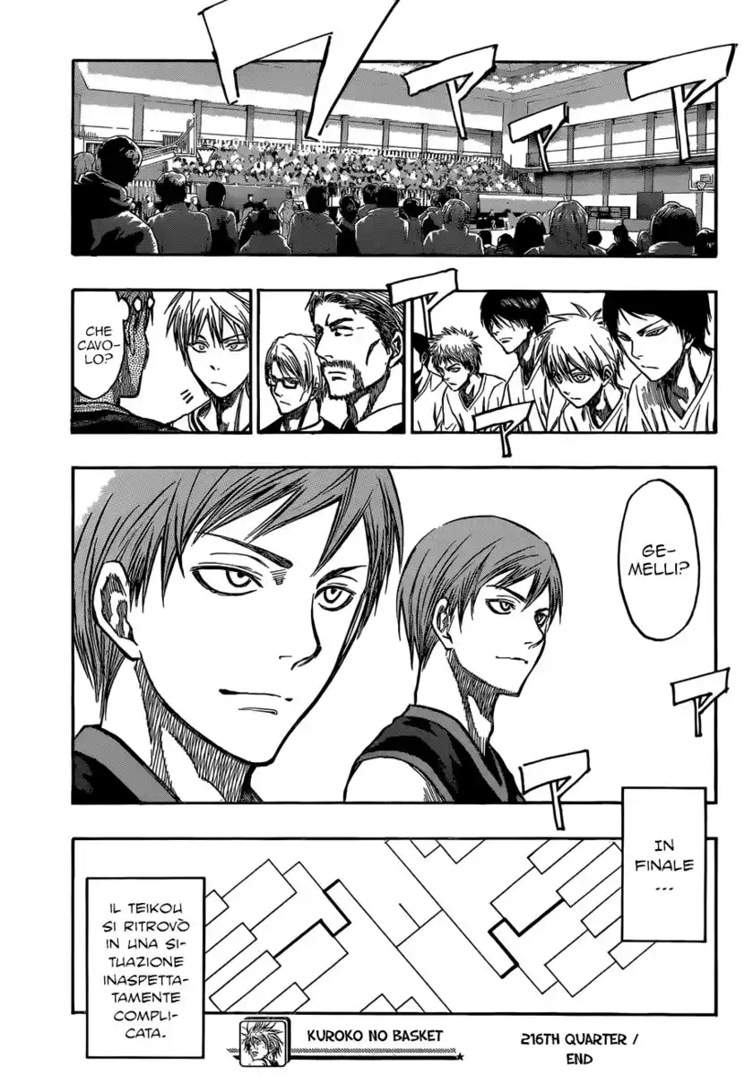 Kuroko no Basket Capitolo 216 page 20