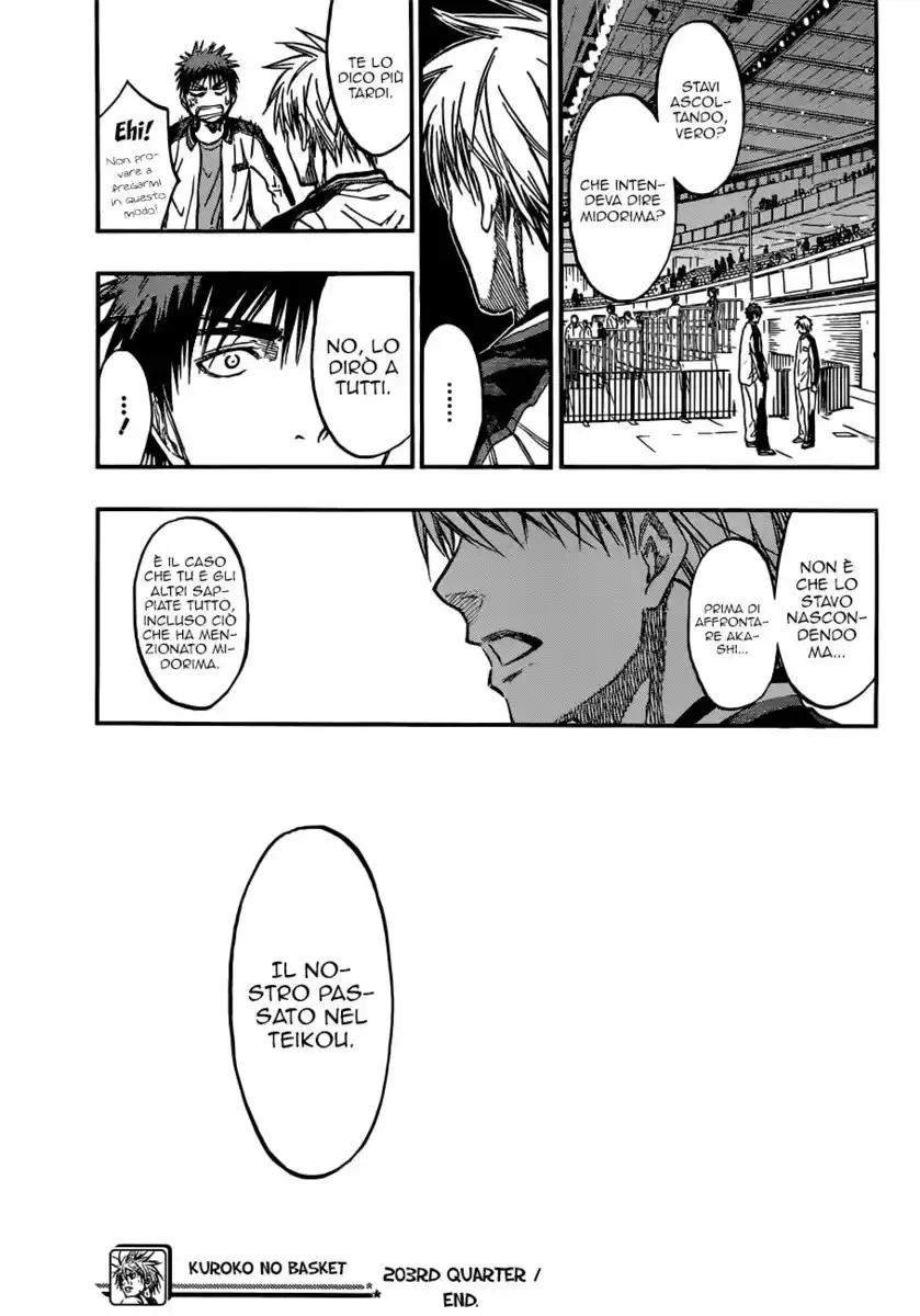 Kuroko no Basket Capitolo 203 page 21