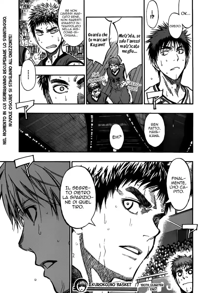 Kuroko no Basket Capitolo 190 page 26