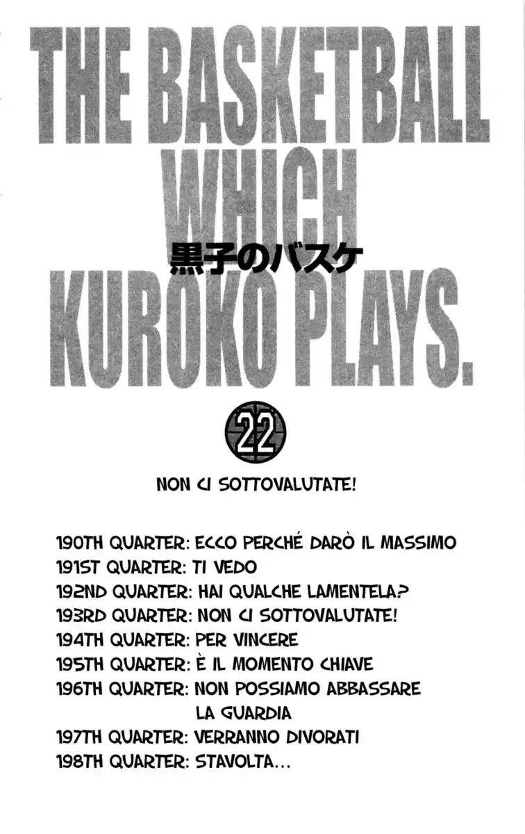 Kuroko no Basket Capitolo 190 page 7