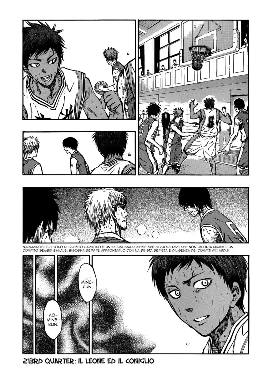 Kuroko no Basket Capitolo 213 page 4