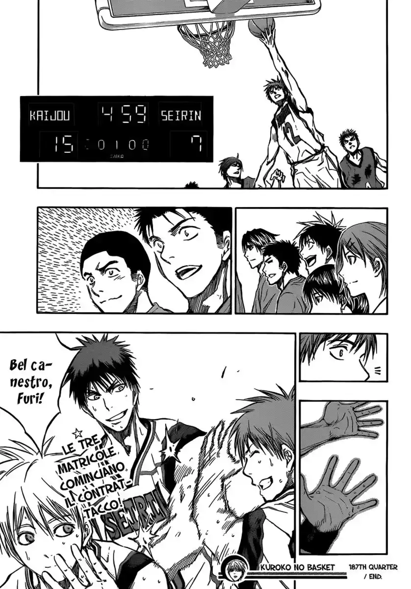 Kuroko no Basket Capitolo 187 page 20