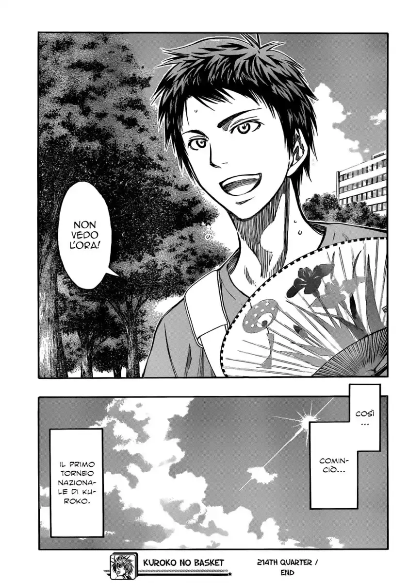 Kuroko no Basket Capitolo 214 page 20