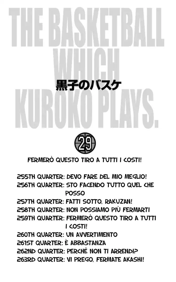 Kuroko no Basket Capitolo 255 page 7