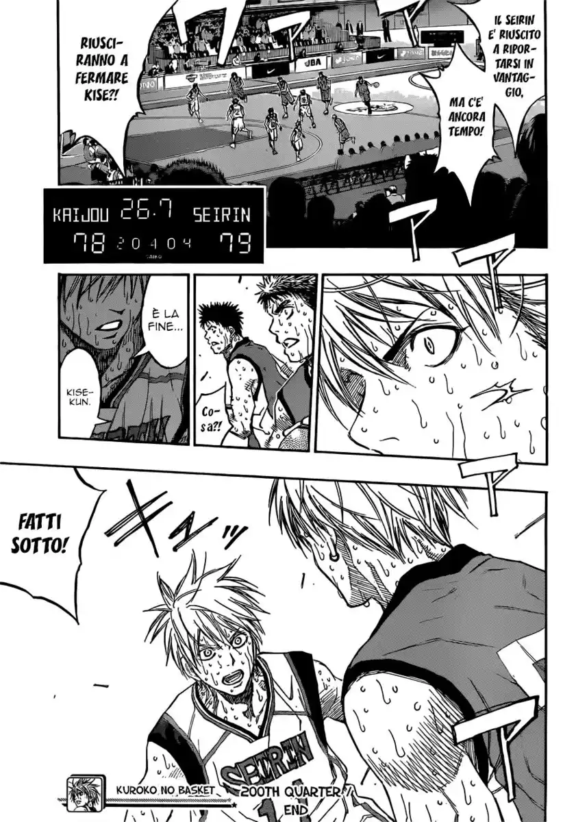 Kuroko no Basket Capitolo 200 page 18