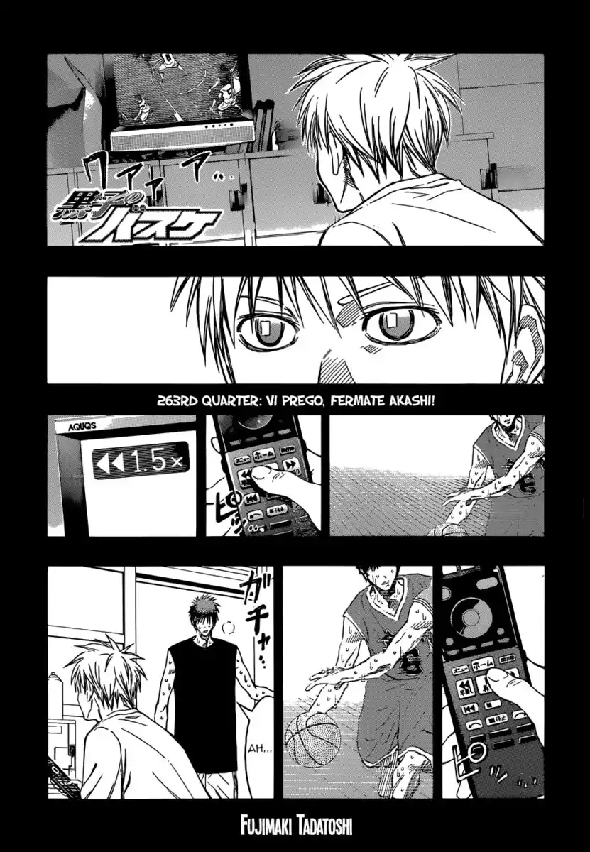 Kuroko no Basket Capitolo 263 page 2