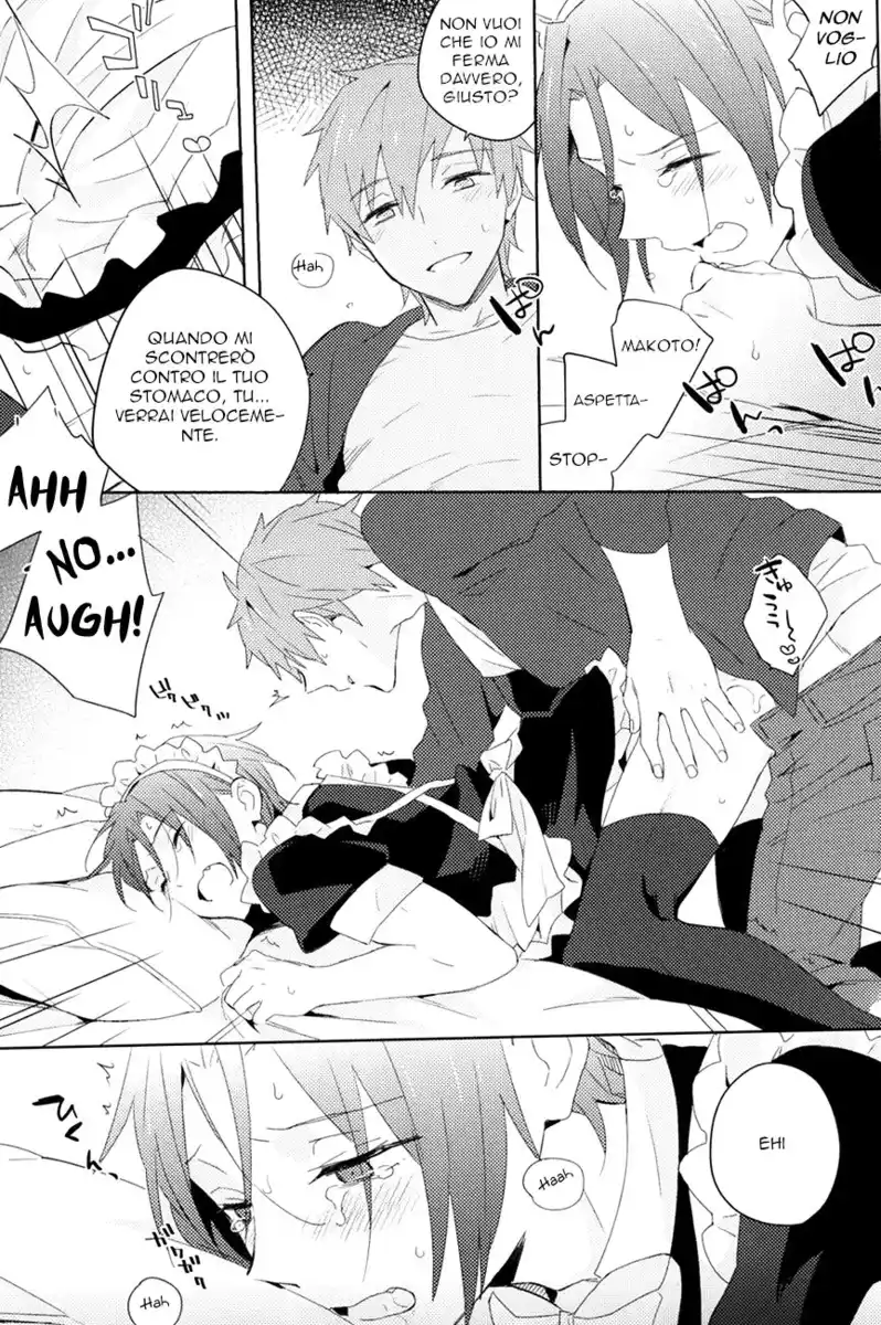 Free! dj - Ijiwaru Kareshi to Maid Fuku Oneshot page 10