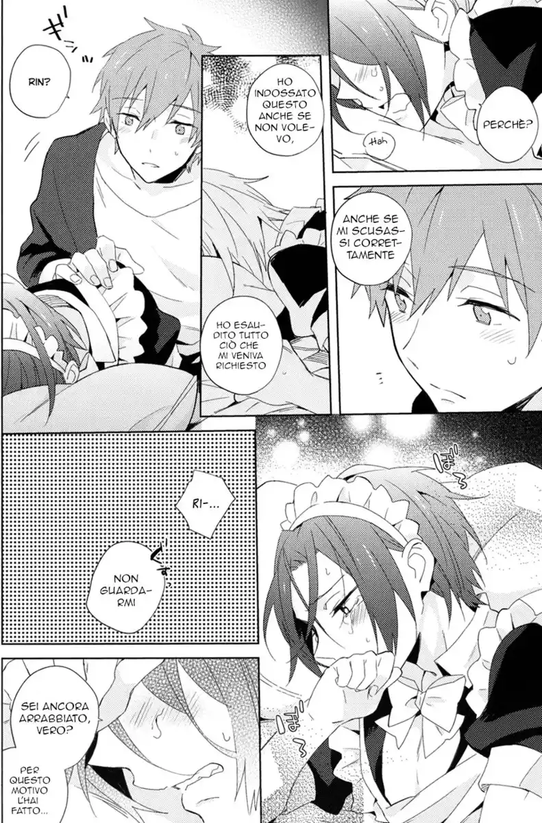 Free! dj - Ijiwaru Kareshi to Maid Fuku Oneshot page 11