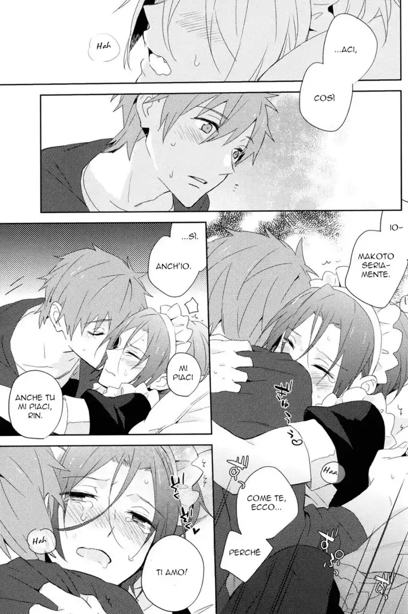 Free! dj - Ijiwaru Kareshi to Maid Fuku Oneshot page 18