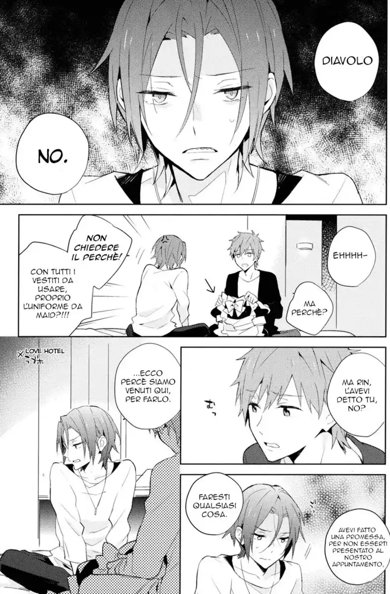 Free! dj - Ijiwaru Kareshi to Maid Fuku Oneshot page 2