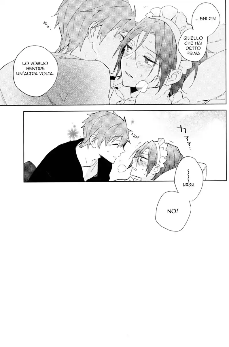 Free! dj - Ijiwaru Kareshi to Maid Fuku Oneshot page 20