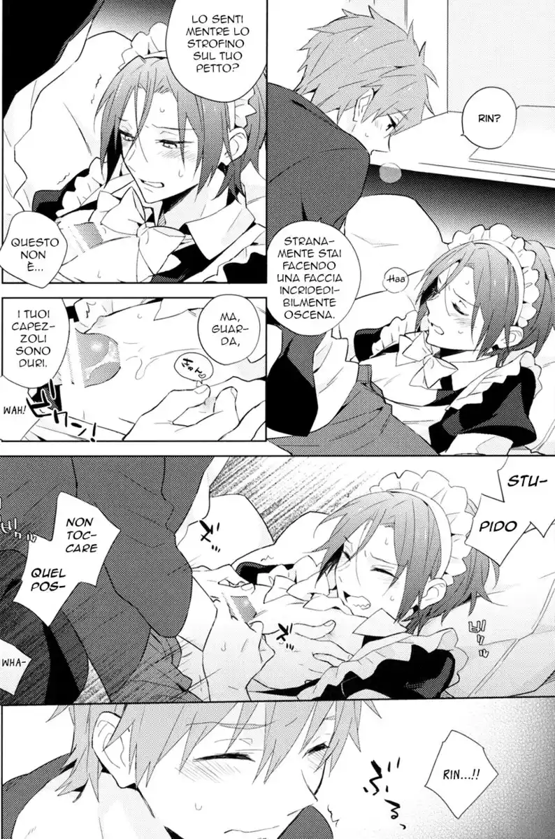 Free! dj - Ijiwaru Kareshi to Maid Fuku Oneshot page 7