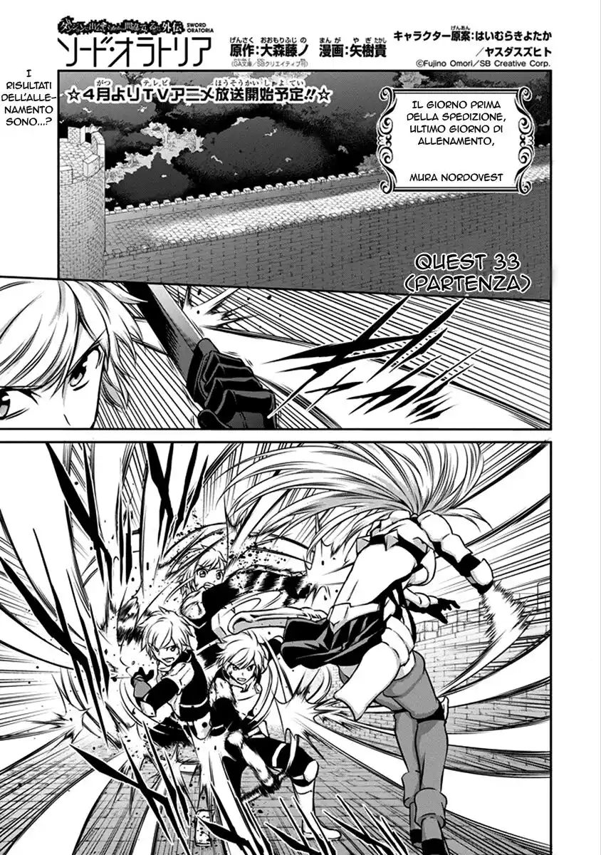 DanMachi: Sword Oratoria Capitolo 33 page 1