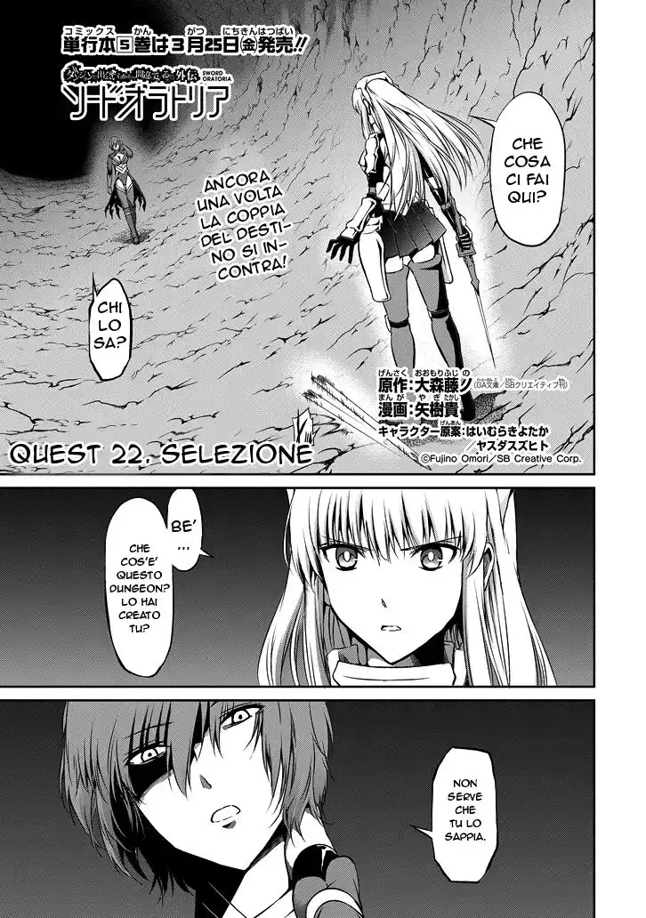 DanMachi: Sword Oratoria Capitolo 22 page 1