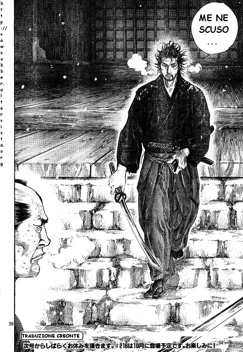 Vagabond Capitolo 215 page 20