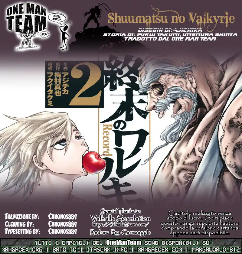 Shuumatsu no Valkyrie Capitolo 09 page 1