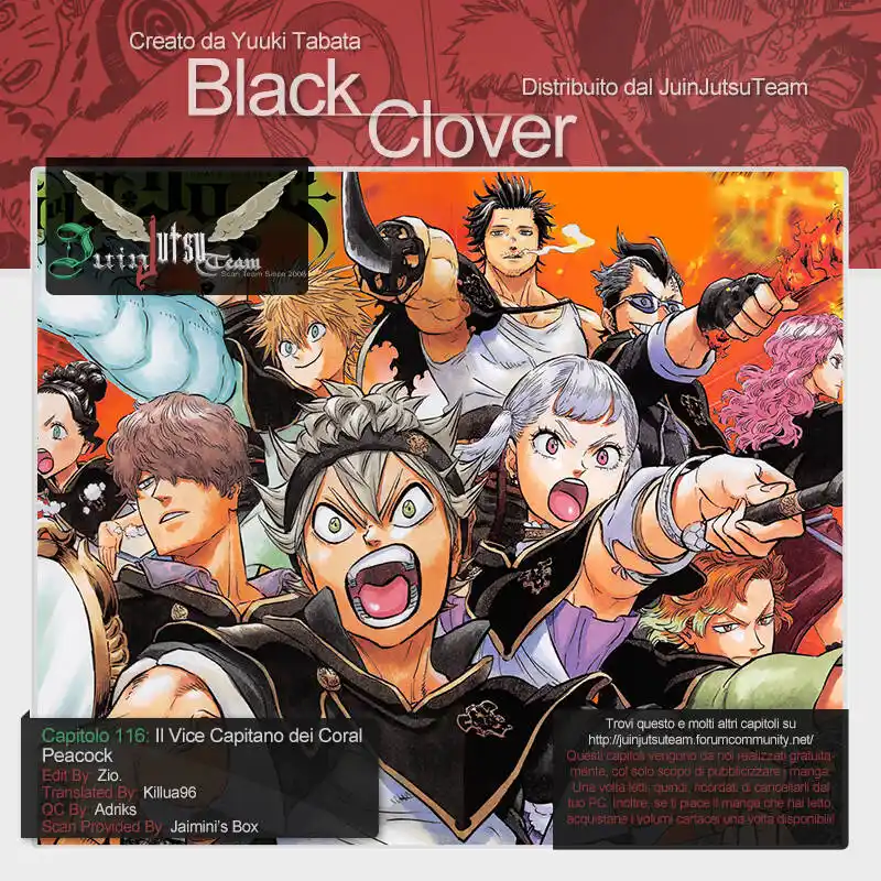 Black Clover Capitolo 116 page 1