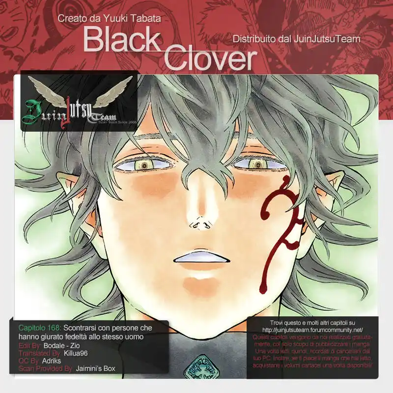 Black Clover Capitolo 168 page 1