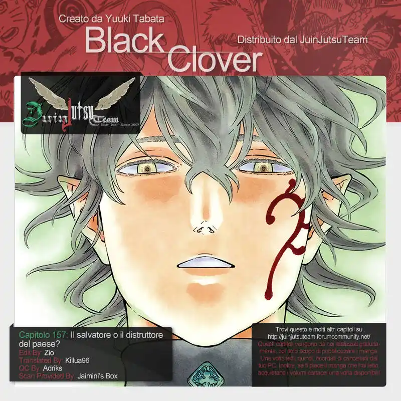 Black Clover Capitolo 157 page 1