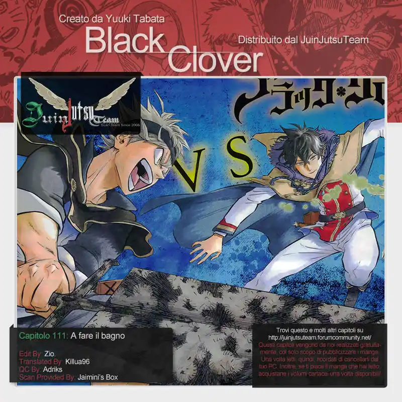 Black Clover Capitolo 111 page 1