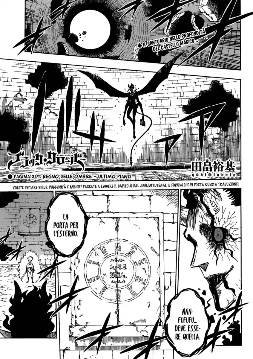 Black Clover Capitolo 201 page 2