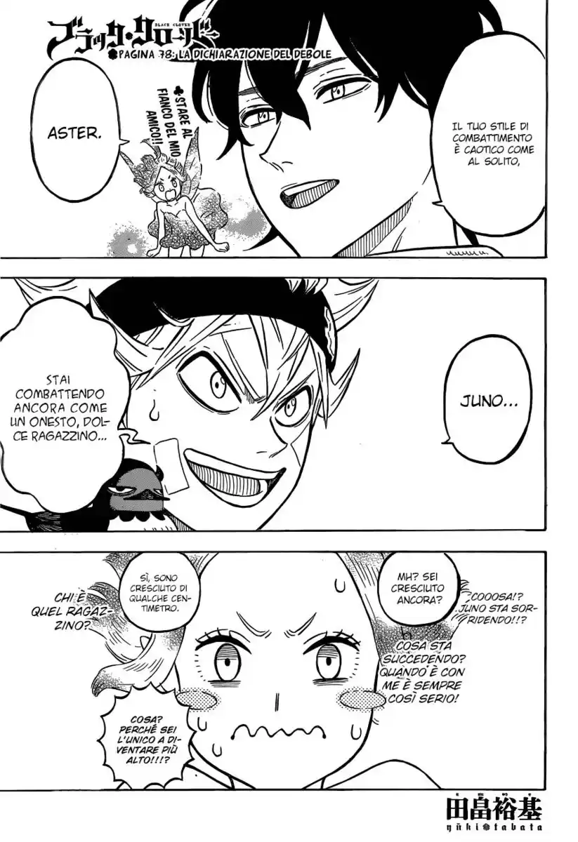 Black Clover Capitolo 78 page 1