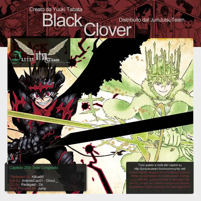 Black Clover Capitolo 289 page 1