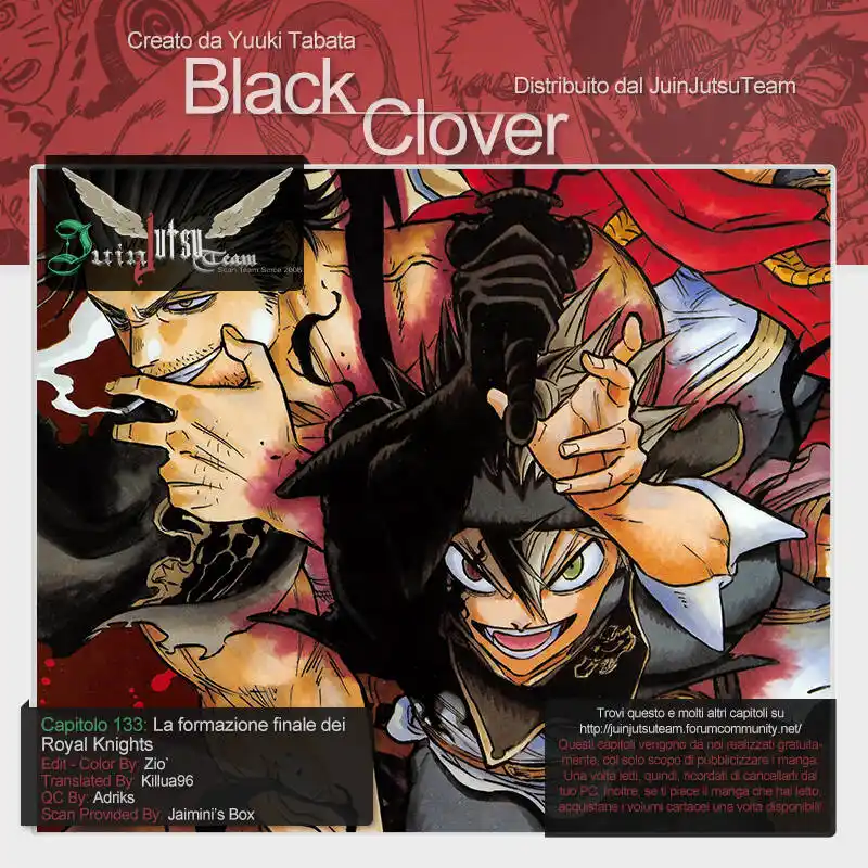 Black Clover Capitolo 133 page 1